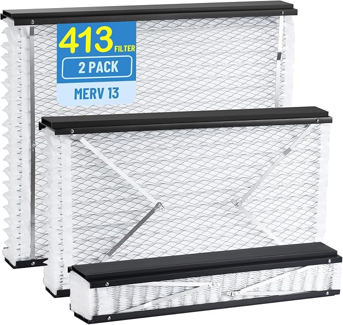 2 Pack 413 Replacement Air Filter, MERV 13 Furnace, Compatible by Unknown