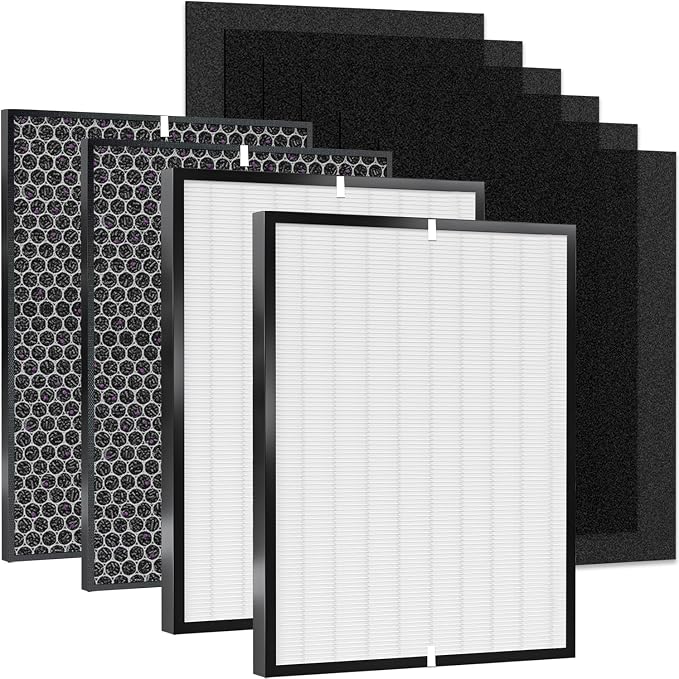 10-Pack 3000 Replacement Filters Compatible AD3000 Air Purifi-er, 3000Pro Air by Amboseli