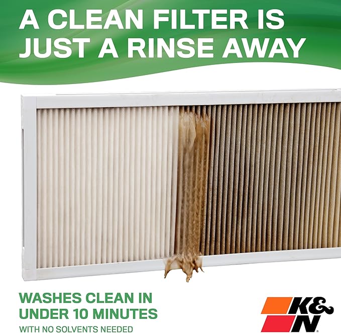 K&N 14X20X1 HVAC Furnace Air Filter, Lasts a Lifetime, Merv 13, the Last HVAC - Image 3