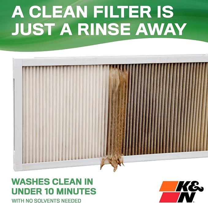 K&N 20X25X1 HVAC Furnace Air Filter, Lasts a Lifetime, Merv 13, the Last HVAC - Image 3