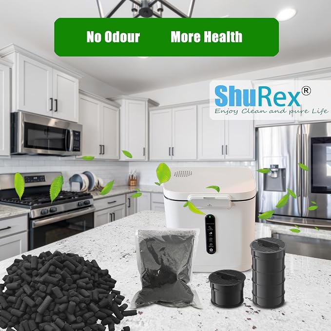 Odor Absorbing Carbon Refills for Fylecen Kitchen Smart Compost Bin, - Image 5