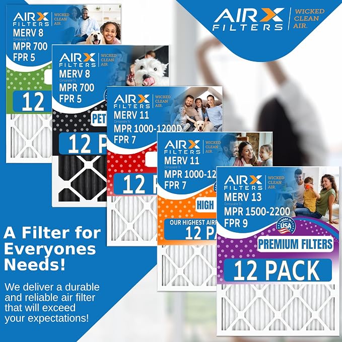 15x20x1 Air Filter MERV 11 Rating, 12 Pack of Furnace Filters Comparable to MPR - Image 5