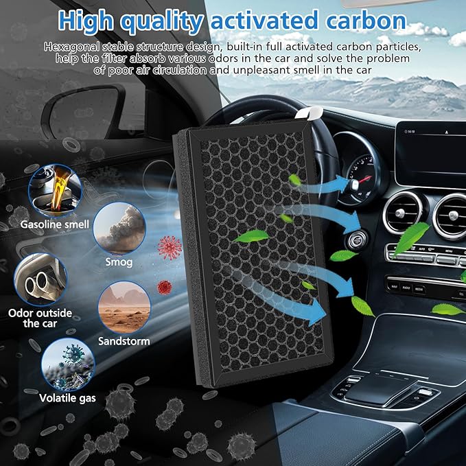 Model 3 Air Filter for Tesla, Air Conditional Replacement Cabin Air Filter - Image 6