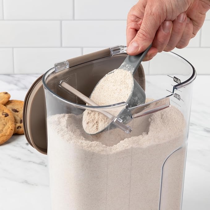 ProKeeper+ Airtight Food Storage Container Set – Clear Plastic Flour and Sugar - Image 8