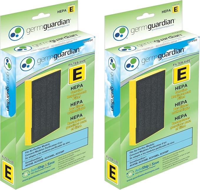 GermGuardian Filter E HEPA Pure Genuine Air Purifier Replacement Filter by GuardianTechnologies