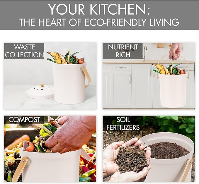 Beautiful Kitchen Compost Bin - Image 7