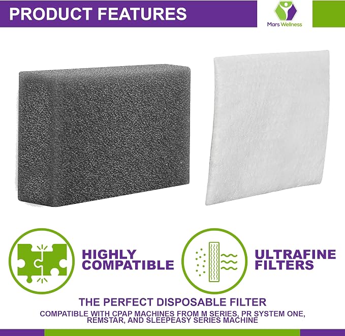 Mars Wellness 30 Pack CPAP Filters - Image 3