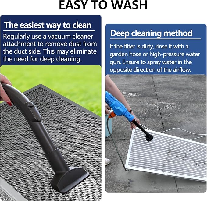 Reusable Washable Aluminum Air Filter, MERV 8, Rectangular, Heavy-duty - Image 4