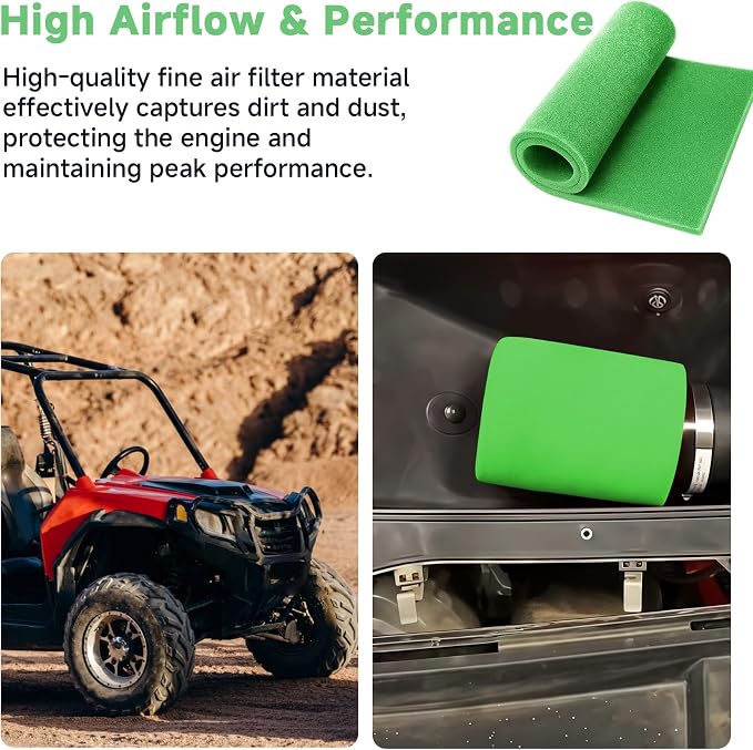 Washable Foam Filter Material for Uni Filter BF-1 BF1, 65-PPI Motorcycle Foam - Image 4