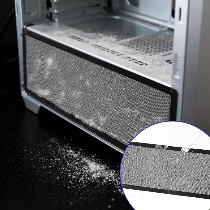 Computer Case Fan Dust Filter, 360mm x 120mm Magnetic Frame, Dust Proof Case - Image 3