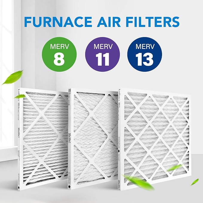LotFancy 20x20x1 Air Filter MERV 11 6-Pack, Electrostatic Pleated AC Furnace - Image 8