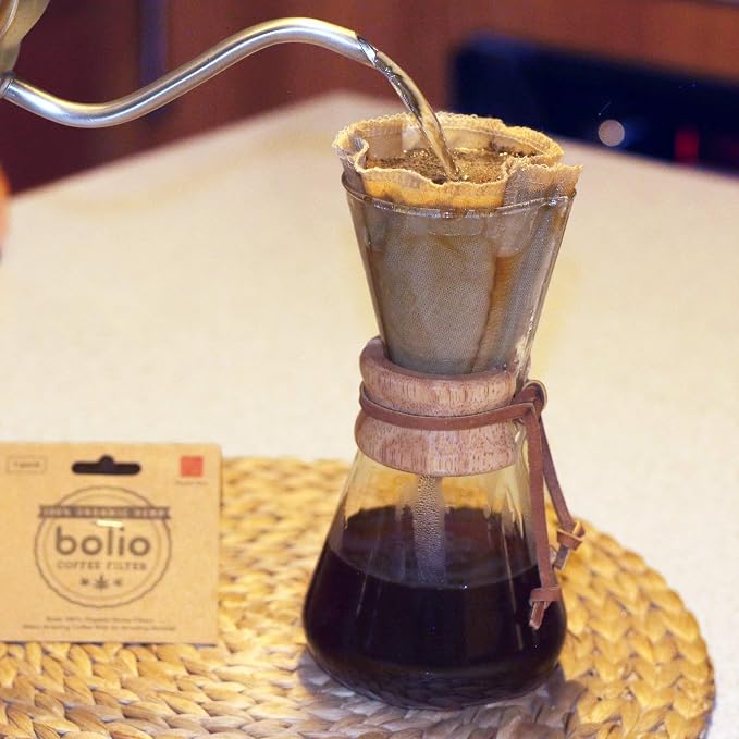 Organic Hemp Reusable Coffee Filter - Image 6