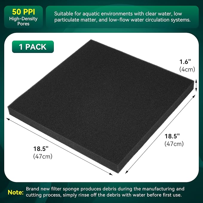 Borlech Aquarium Bio Filter Sponge Pad - Image 9
