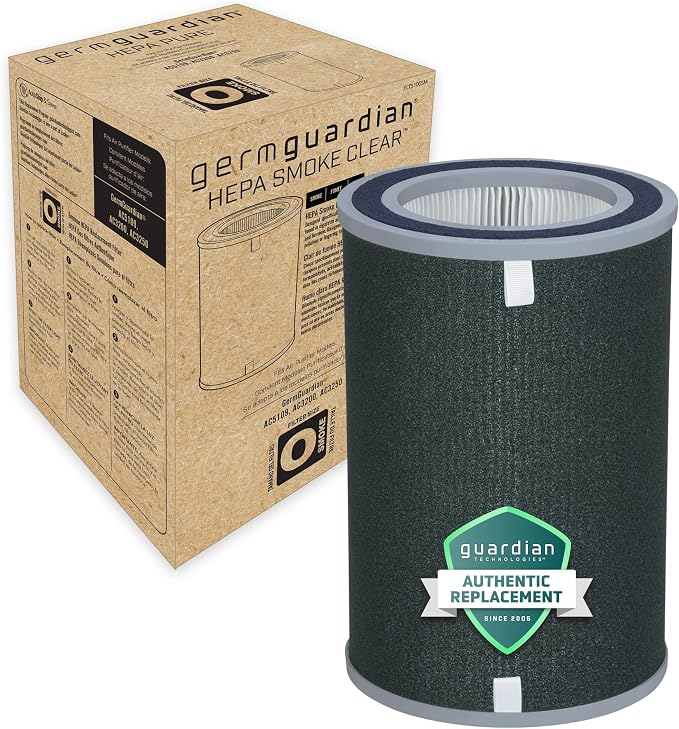 GermGuardian Filter O HEPA Smoke Clear Genuine Air Purifier Replacement Filter by GuardianTechnologies