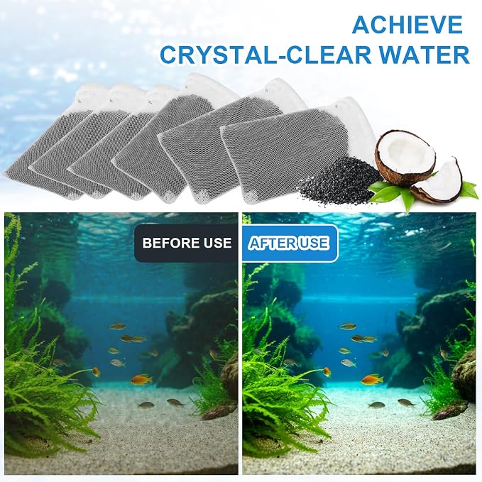 Activated Carbon Inserts for AquaClear 10-30 Gallon Filter, Aquarium Carbon - Image 4