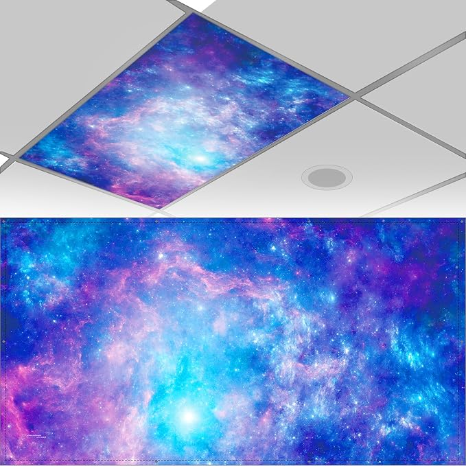 Fluorescent Light Covers for Ceiling Lights Classroom, Stylish Fluorescent by JXZDLE