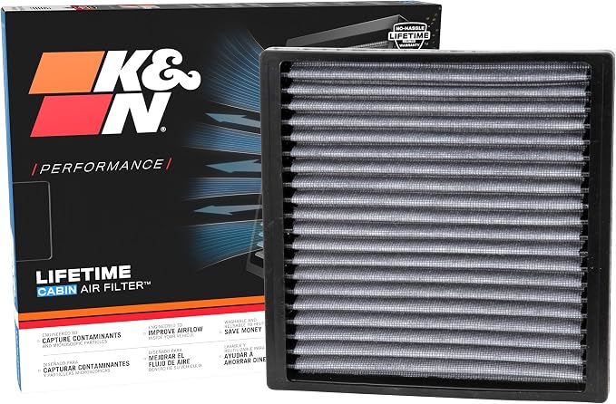 K&N LIFETIME Cabin Air Filter: Premium, Clean Air by KNEngineeringInc