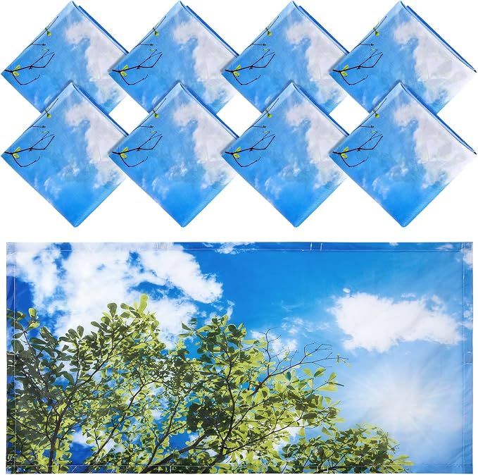 Patelai 8 Pack Fluorescent Light Covers by Patelai