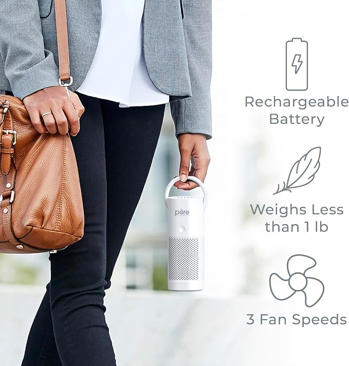 Pure Enrichment PureZone Mini Portable Air Purifier - Image 3