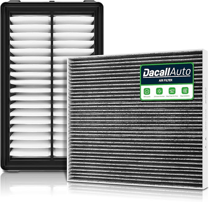 Engine & Cabin Air Filter Set for Hyundai Santa, Sorento; Replace 28113-L1000 by Dacall