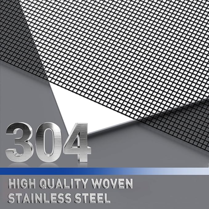 MAGZO 304 Stainless Steel Mesh Screen Roll 47in x 10ft - Image 3