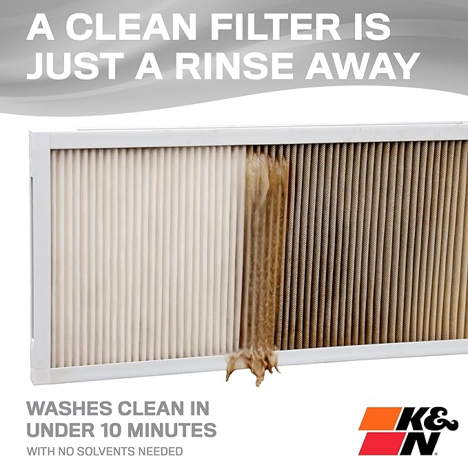 K&N 14X30X1 HVAC Furnace Air Filter, Lasts a Lifetime, Merv 8, the Last HVAC - Image 3
