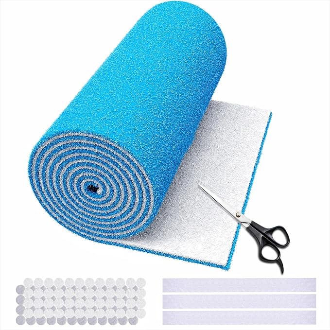 18 x 140" Air Vent Filters, Cut-to-Size MERV 8 Filter Material, Triple Layer by WAWINYAirVentFilters