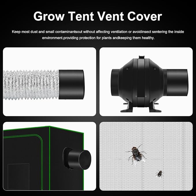 Air Filtration Kit, 8 Ft Ducting & Rubber Coupler, Air Cooling and Filtration - Image 8