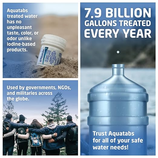 Aquatabs Water Purification Tablets. Water Filtration System - Image 3