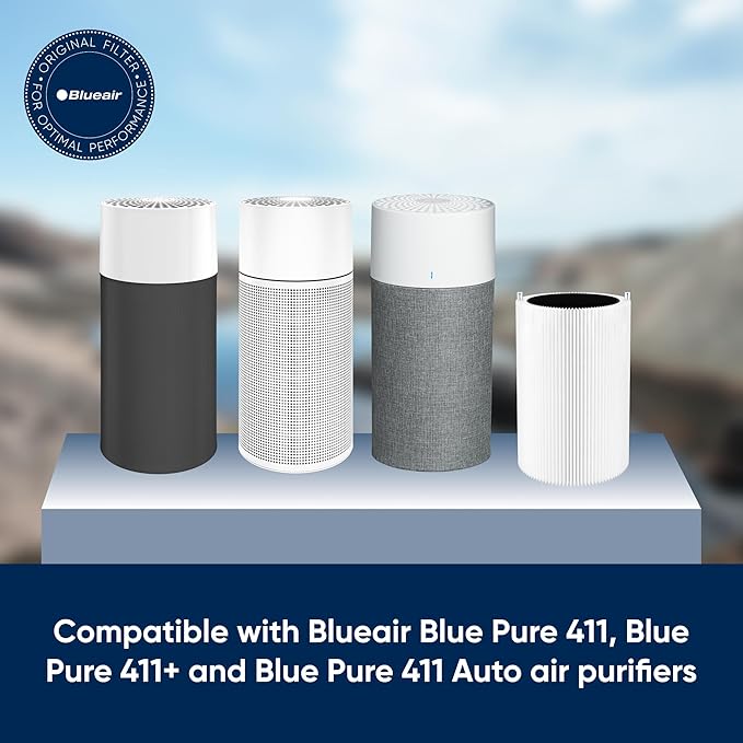 Blueair Blue Pure 411+ Genuine Replacement Filter, Particle and Activated Carbon - Image 2