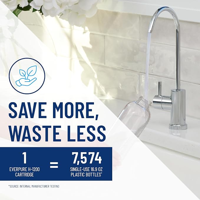 Pentair Everpure H-1200 Drinking Water System, NSF Certified to Reduce Lead & - Image 5
