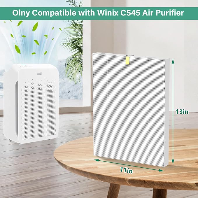 4 Pack C545 True HEPA Replacement Filter S Compatible - Image 5