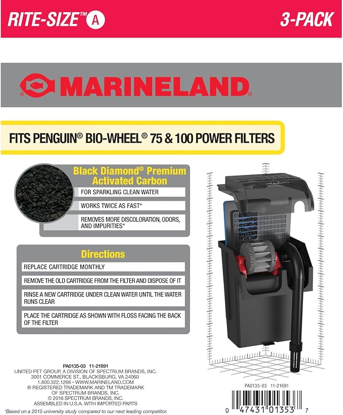 MarineLand Penguin Power Filter Rite-Size Cartridge - Image 3
