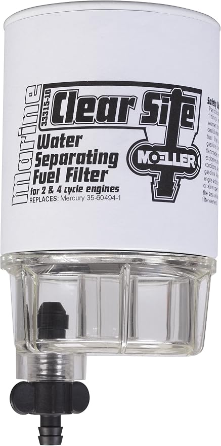 Moeller Clear Site Water Separating Fuel Filter System Replacement Filter and by Moeller