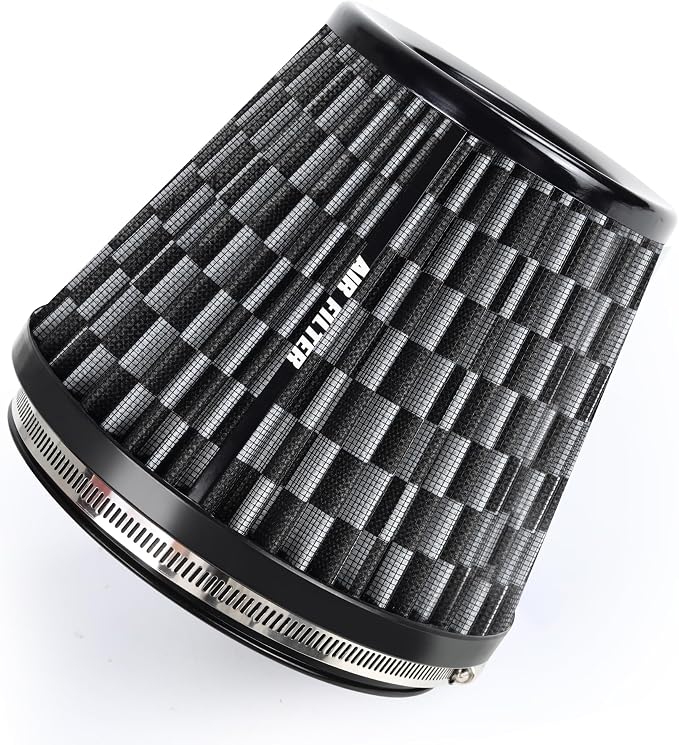6" 152mm Inlet Cold Air Intake Filter High Flow Honeycomb Top Replacement by DrivewithConfidence