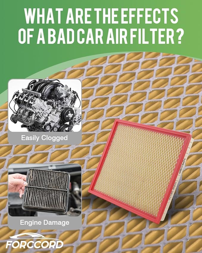 2-Pack Engine Air Filter Fits for Nissan Frontier 2020-2025 2026 Engine Air - Image 3