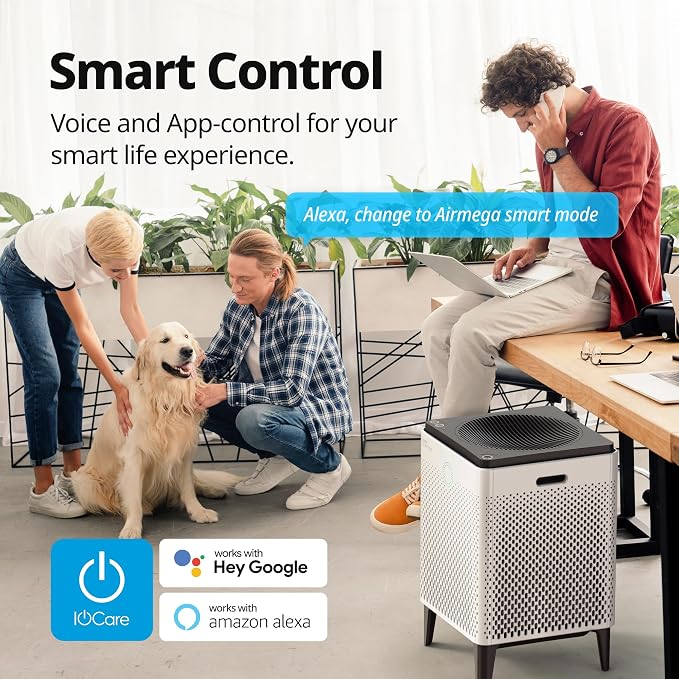 Coway Airmega 300S App-Enabled Smart Air Purifier, True HEPA Air Purifier - Image 6
