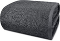 DAN RIVER Pack of 1 Bath Sheet 40x80 Inches, Extra Large Bath Towels Oversized, Absorbent Cotton Towels for Bathroom - Dark Gray
