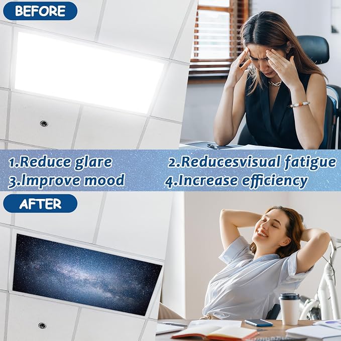 8 Pcs Fluorescent Light Covers - Image 3