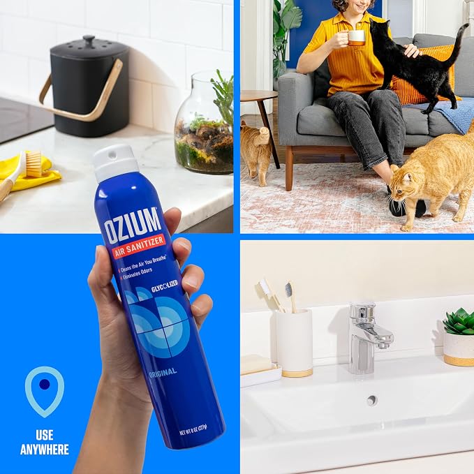 Ozium® 8 Oz. Air Sanitizer & Odor Eliminator - Image 4