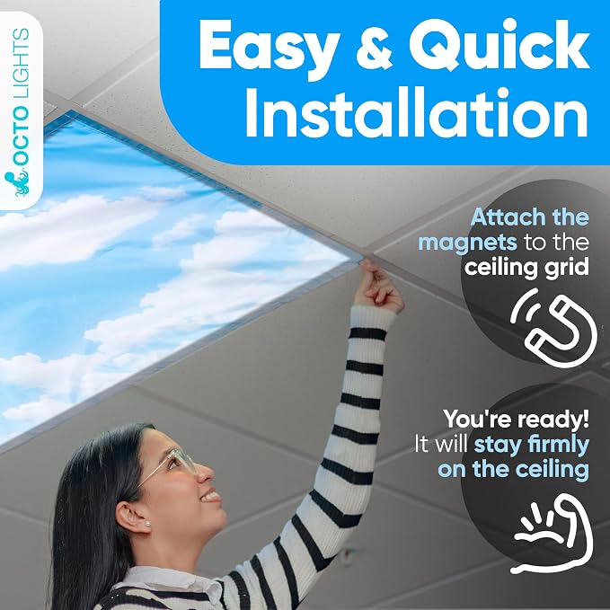 Fluorescent Blue Light Covers for Ceiling Lights - Image 6