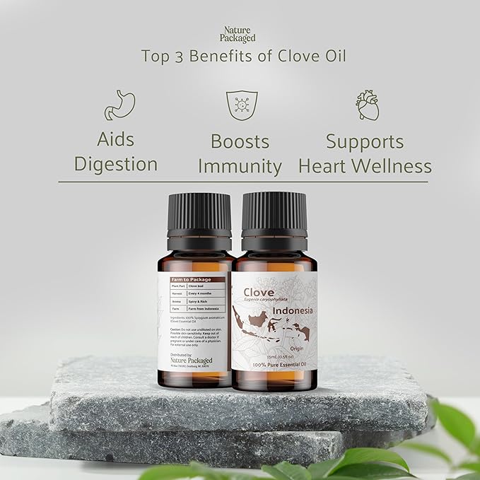 100% Pure Clove Essential Oils - Essential Oils for Diffusers Aromatherapy & Humidifiers (2Lb) | Natural Cold-Pressed
