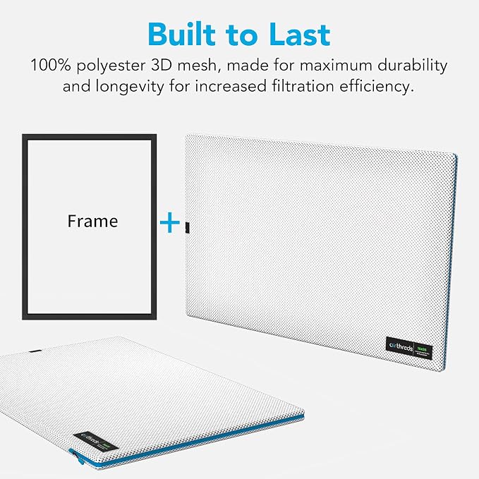 AirThreds 16x20x1 Air Filter for AC HVAC Furnace, Machine Washable & Dryer - Image 6