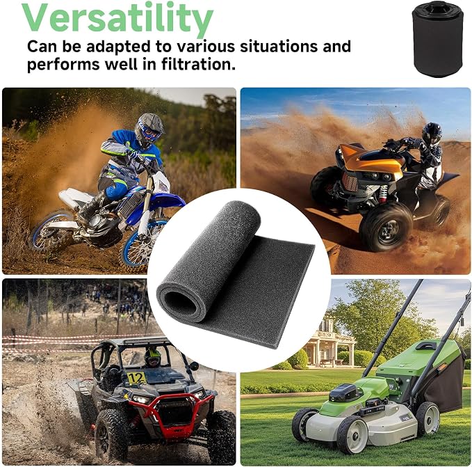 Washable Foam Filter Material for Uni Filter BF-1 BF1, 65-PPI Motorcycle Foam - Image 7