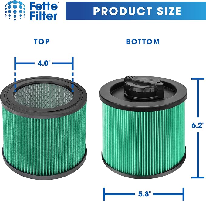 Fette Filter - DXVC4003 Premium HEPA Cartridge Filter Replacement Compatible - - Image 3
