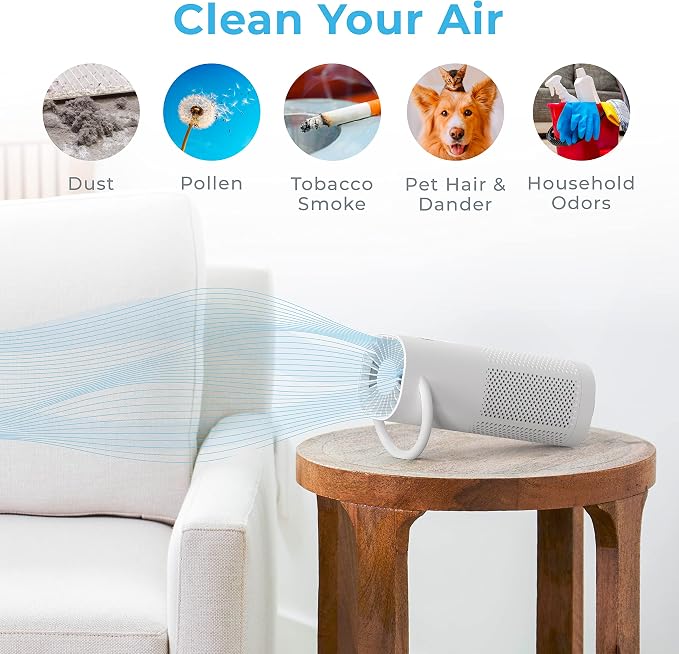 Pure Enrichment PureZone Mini Portable Air Purifier - Image 4