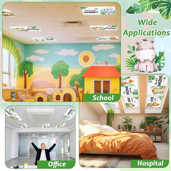 8 Pcs Fluorescent Light Covers - Image 4