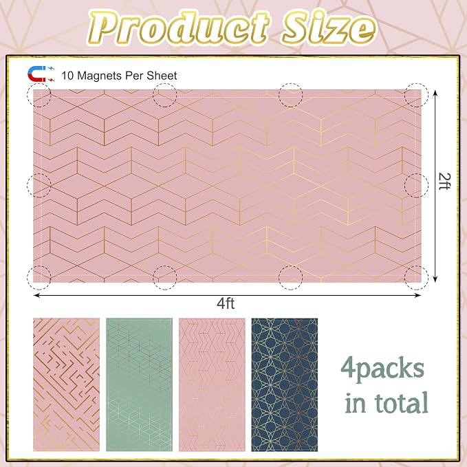 4Pcs Fluorescent Light Covers for Classroom Ceiling Lights, 4 x 2 Feet - Image 2