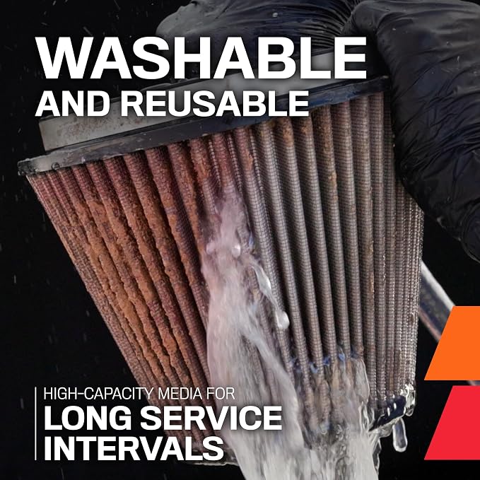 K&N High-Flow Original Lifetime Engine Air Filter: High Performance, - Image 4
