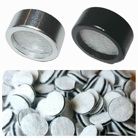 Reuseable Metal Ring with Replacement Filters, Activated Carbon Filter - Image 2